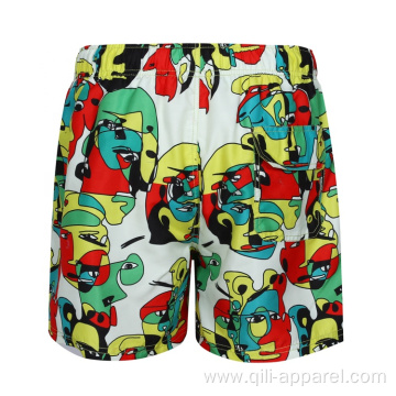 Casual Polyester Board Mens Swim Shorts Beach